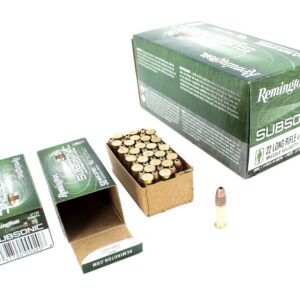 Nabój kulowy REMINGTON kal .22 LR – 2,6g/40gr Subsonic Copper Plated HP